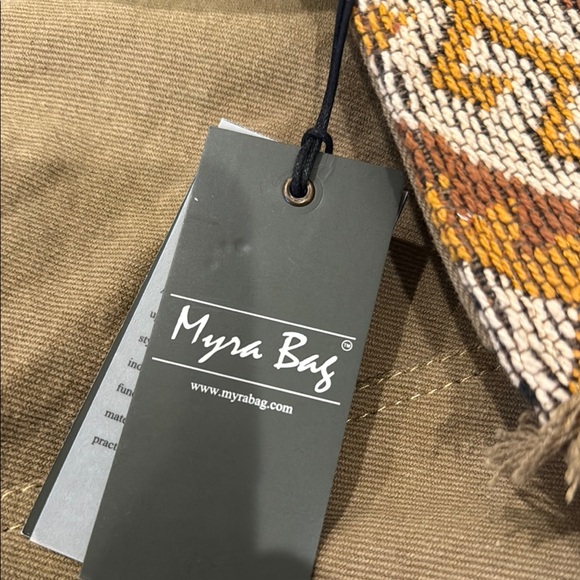 Myra Boho Tote Bag with Tribal Pattern new with tags . Good for weekend travel . - Picture 4 of 8